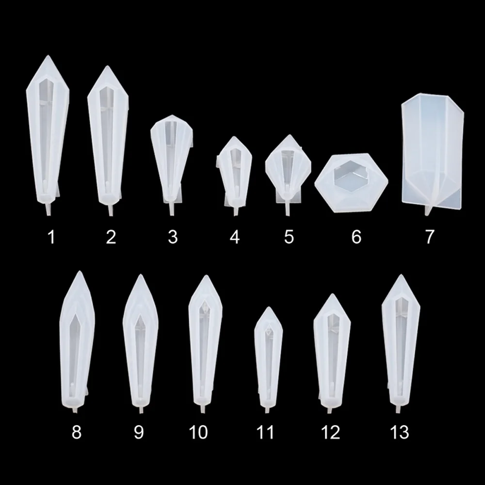 DIY Подвеска-Маятник из хрусталя Прозрачная силиконовая форма высушенные цветы