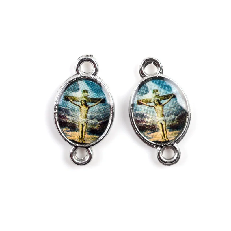 Наклейка с изображением Иисуса Христа водонепроницаемый Розарий ожерелье