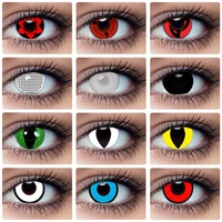 UYAAI 2Pcs Pair Color Contact Lenses Sharingan contact lense Anime Cosplay for Uchiha Hatake Sasuke Kakashi Colored Contact Lens