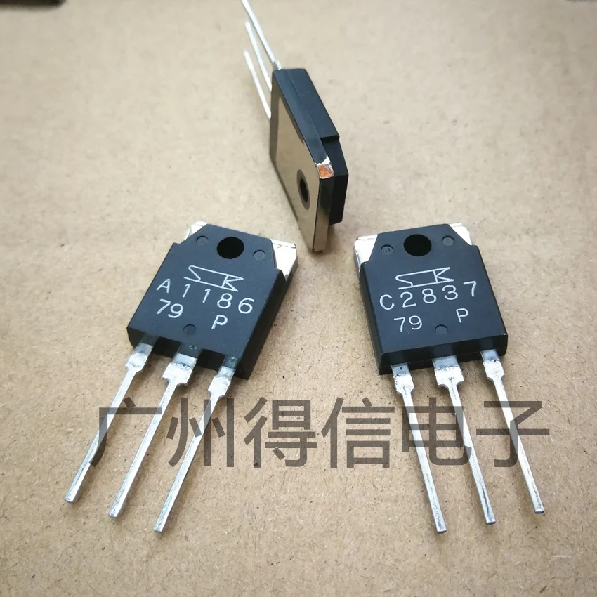2 пары высокомощный диодный Триод Sanken 2SA1186 2SC2837 | Электроника