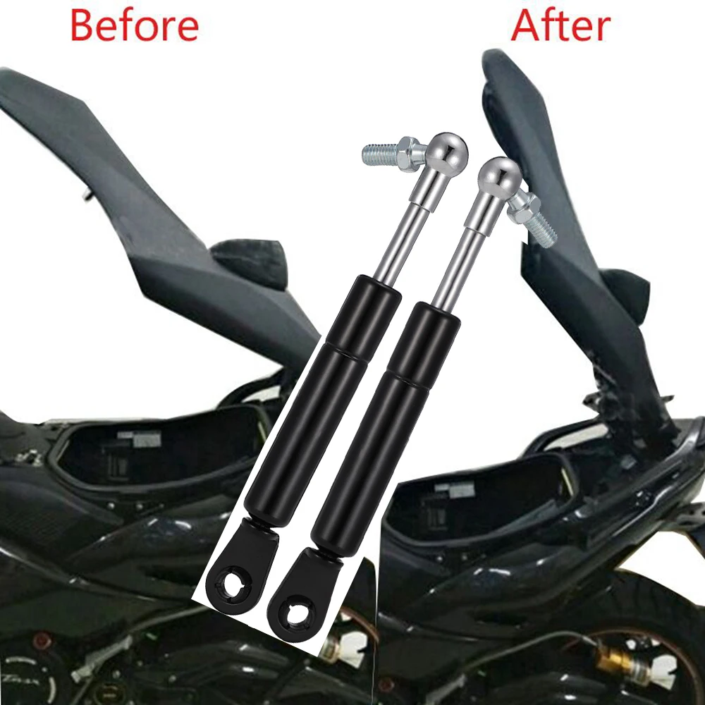 KEMiMOTO Распорки руки подъемные опоры для Yamaha TMAX 530 2012- TMAX 500 амортизаторы подъемник сидения, комплект из 2 предметов
