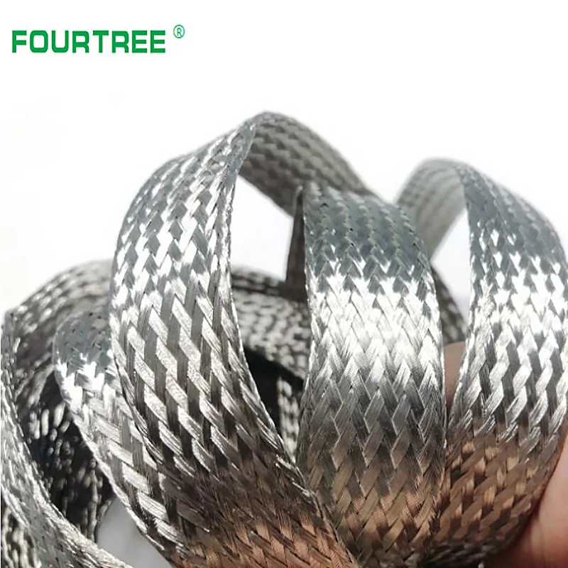 1 м сердечник из луженой чистый Медь оплетка подводящий провод голой кабель