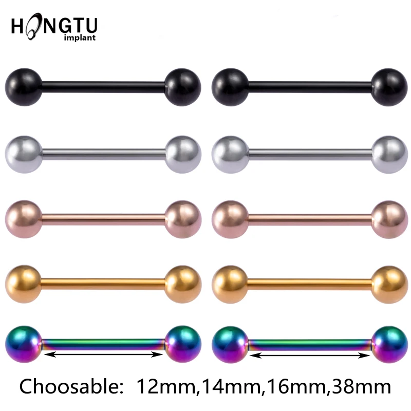 Штанги из нержавеющей стали для пирсинга Длинные В индустриальном стиле