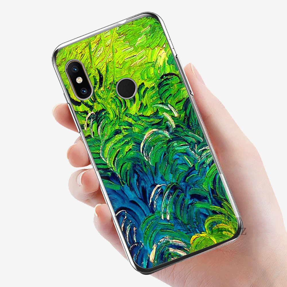 H7 Чехол стильная футболка с изображением персонажей видеоигр для Xiaomi mi 5 5S 6 6X8 SE A1 A2 Lite mi x 2S 6A 9 9se макс 3 жесткий чехол Живопись Ван Гога для Чехлы - Цвет: H7