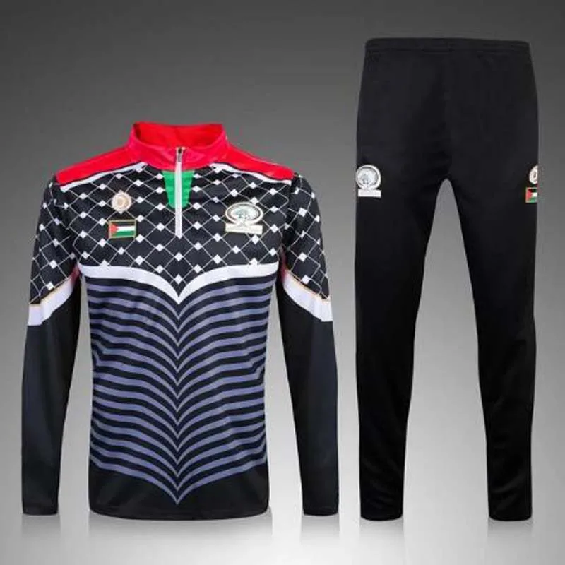 

New training suit top quality palestino running sets Jacket skinny pants 2020 tracksuit chandal futbol sweatshirt Palestine