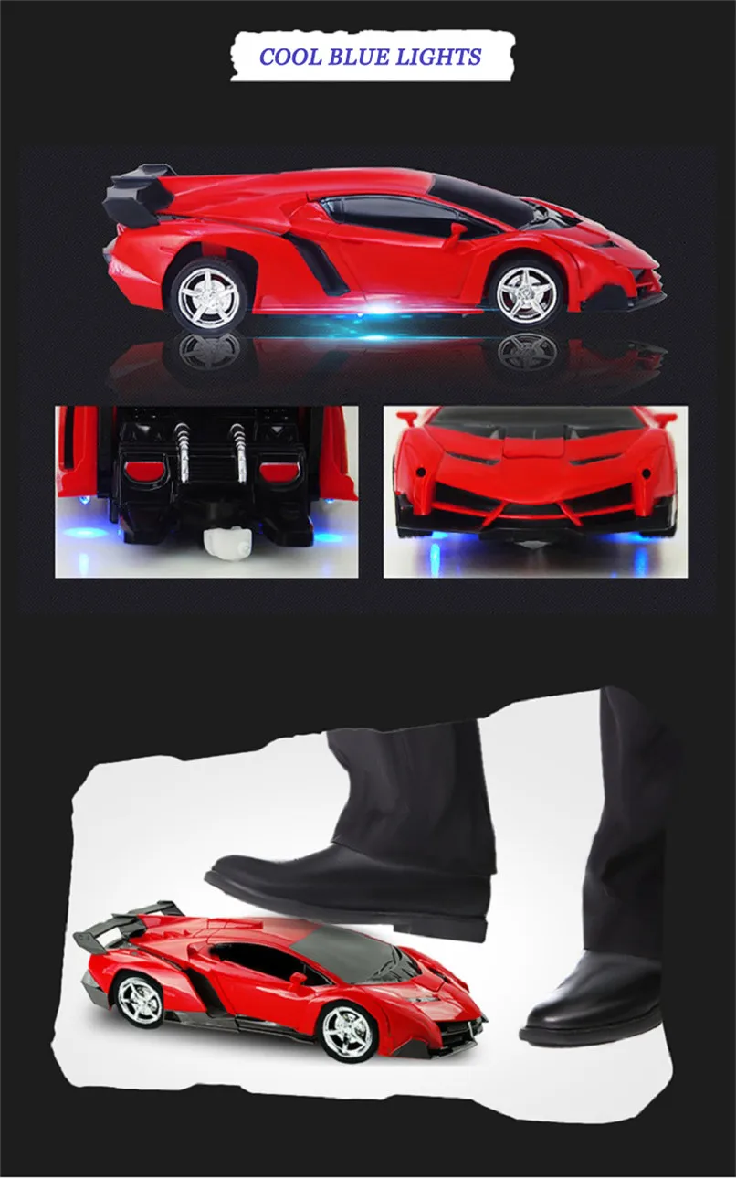 Трансформатор RC 2 в 1 автомобиль Вождение спортивные автомобили привод роботы