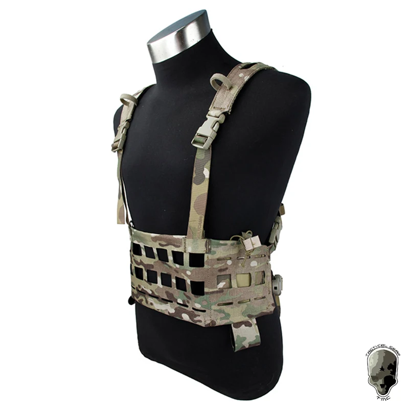 

TMC CCR Air Light Chest Rig Tactical Vest Laser Cut MOLLE Lightweight Airsoft Gear 3351