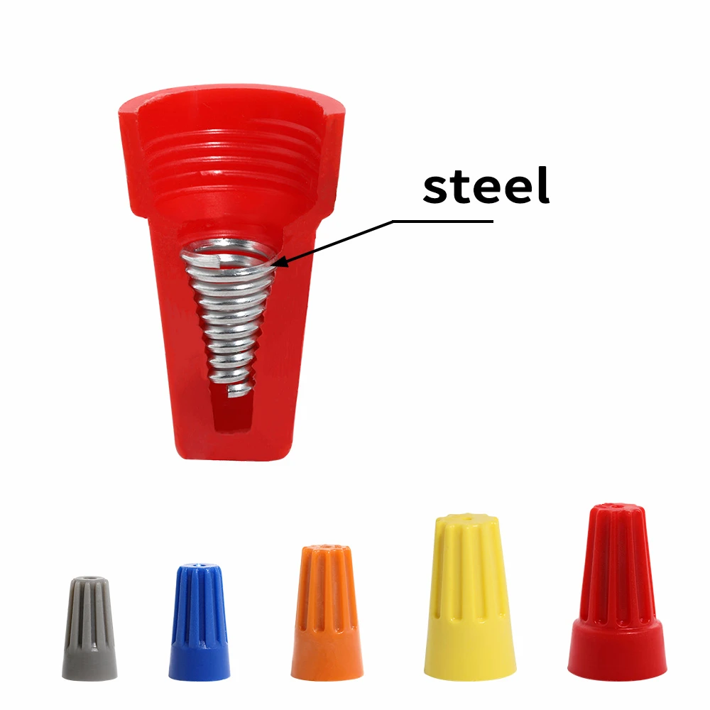 Набор винтовых крышек 90 шт./кор. с витой вставкой соединительный кабель