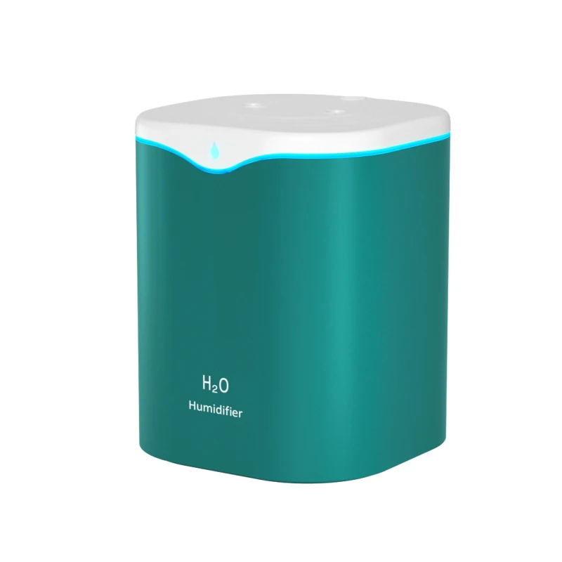 

1pc Newborn Baby Large-capacity 2L Humidifier Silent Home Office Fine Mist Dual Nozzles 2000 MAh Moisturizing Machine For Baby