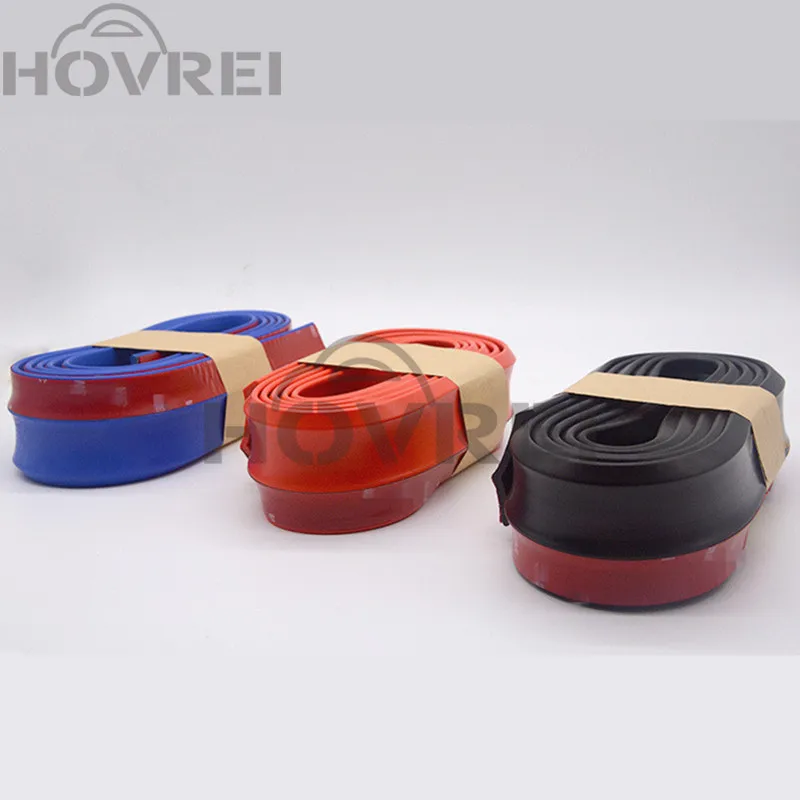 Универсальный 2 5 метров Авто Передний Задний бампер резиновый протектор спойлер