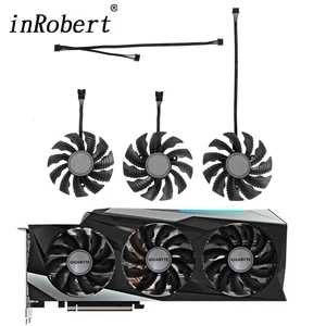 new t128015su cooler fan replacement for gigabyte geforce rtx 3080 3070ti 3080ti 3090 eagle gaming graphics video card cooling free global shipping