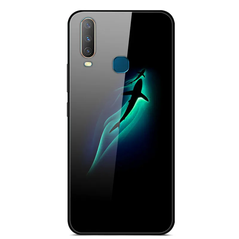 as photo 30 Чехол из закаленного стекла для Vivo Y17, чехол, жесткая задняя крышка для Vivo Y15, чехол для Vivo Y12, чехол из ТПУ, бампер для Vivo Y3, чехол, Funda - Цвет: as photo 30