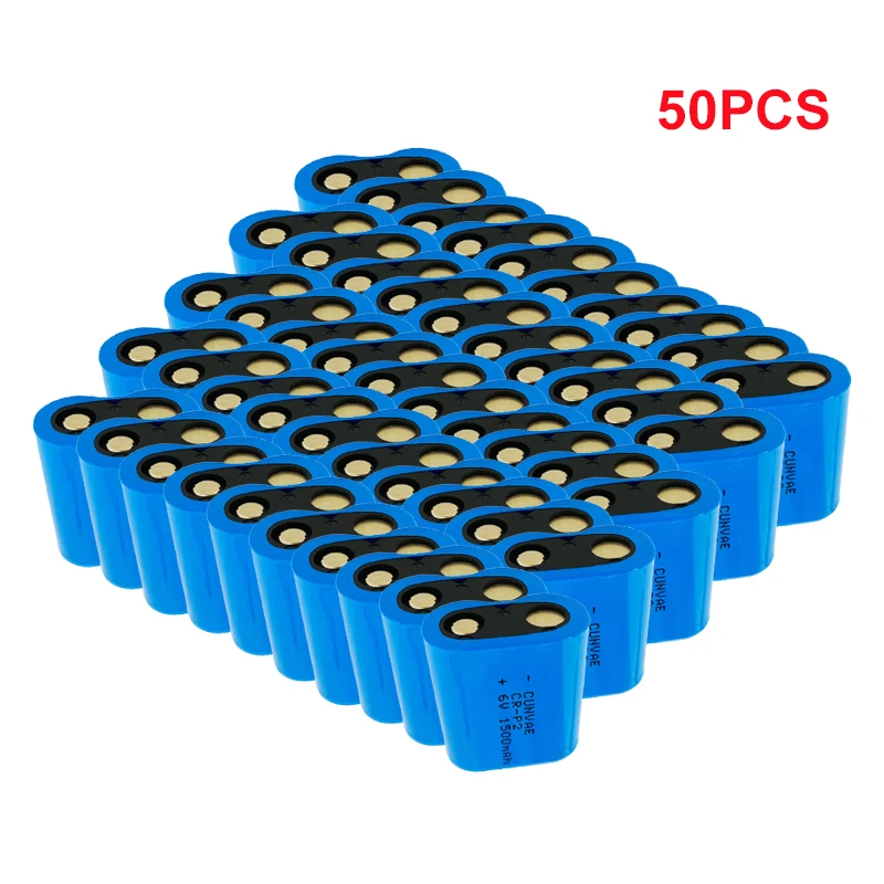 

50PCS 6V Lithium battery CR-P2 CRP2 EL223A DL223A LITH-18 For Digital Camera Infrared sensor faucet Lithium batteries
