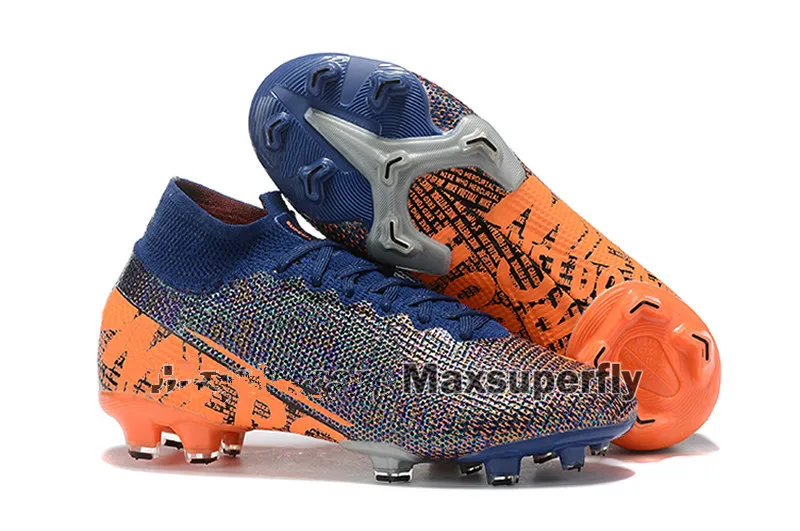 5 Mens Superfly VII 7 360 Elite SE FG CR7 Ronaldo Neymar NJR MDS 001 Dream Speed Boys Soccer Shoes Football Boots Cleats US6.5-11 - Цвет: 5