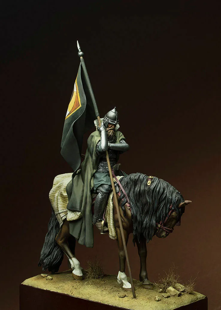 1/24 сборный Набор фигурок из смолы Warrior | Игрушки и хобби