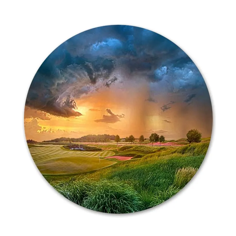 Значки с изображением темных облаков значки металлические для одежды рюкзака