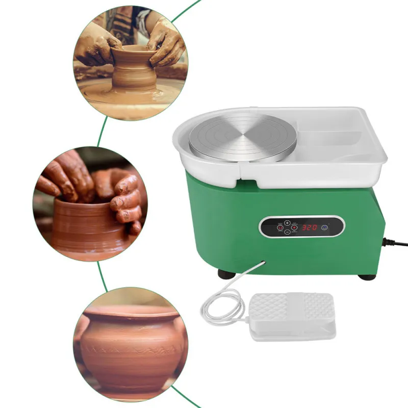 

Pottery Art Machine 350W 25cm Electric Pottery Wheel Machine For Student Electric Pottery Wheel Ceramic Work Clay Art Craft DIY