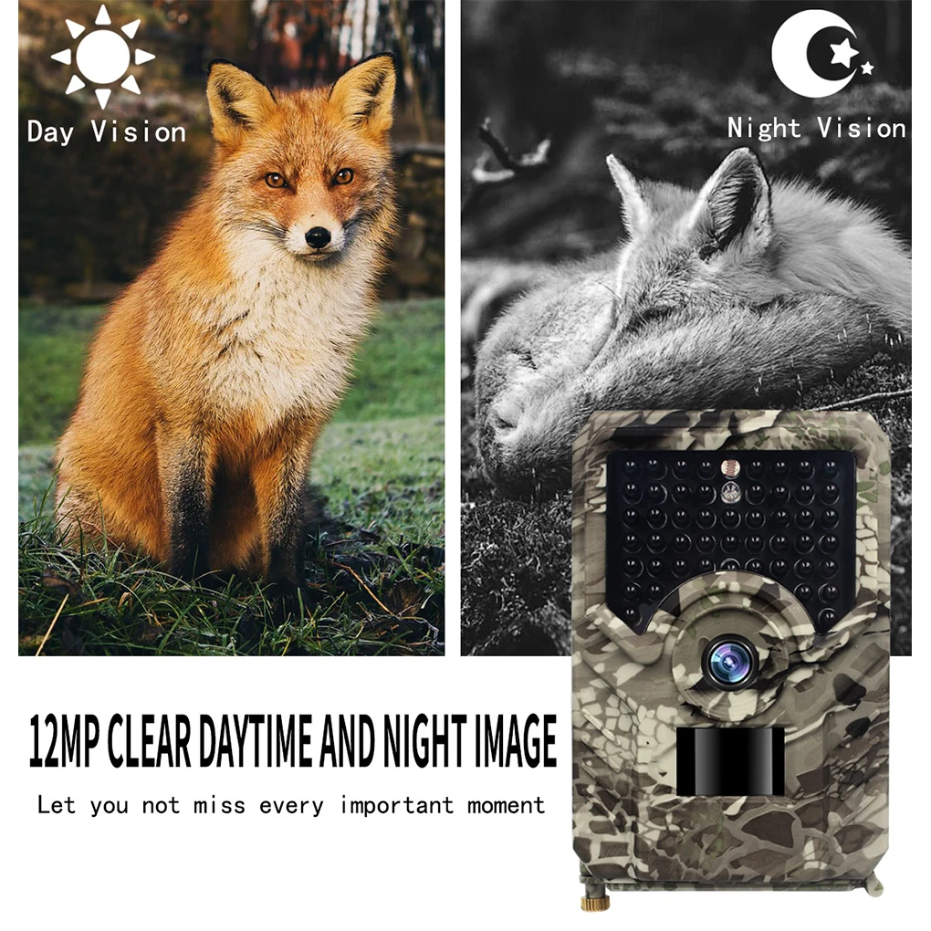 

Hunting Camera Outdoor IP54 Waterproof 1080P Trail Camera PIR Infrared Night View Camcorder 2021 new PR200 Upgrade