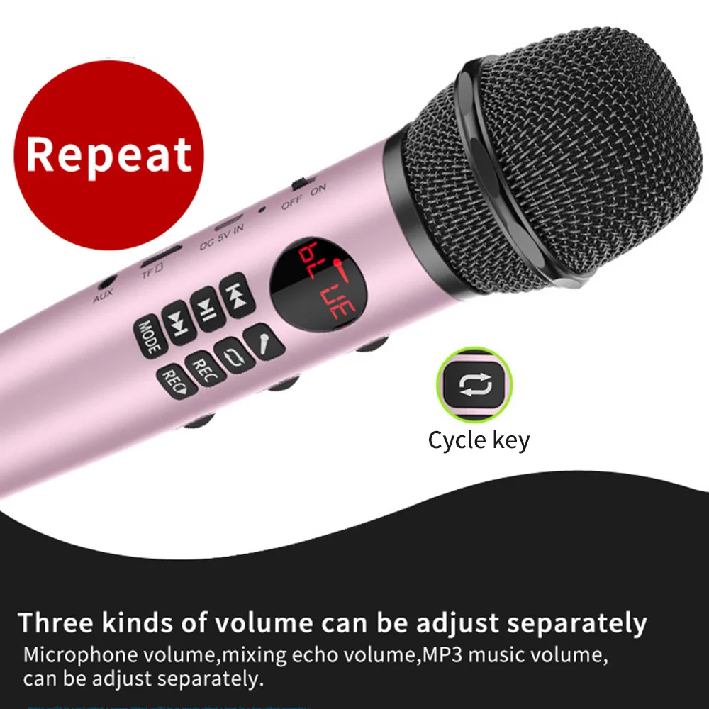 Bluetooth-микрофон для караоке 9 Вт | Электроника
