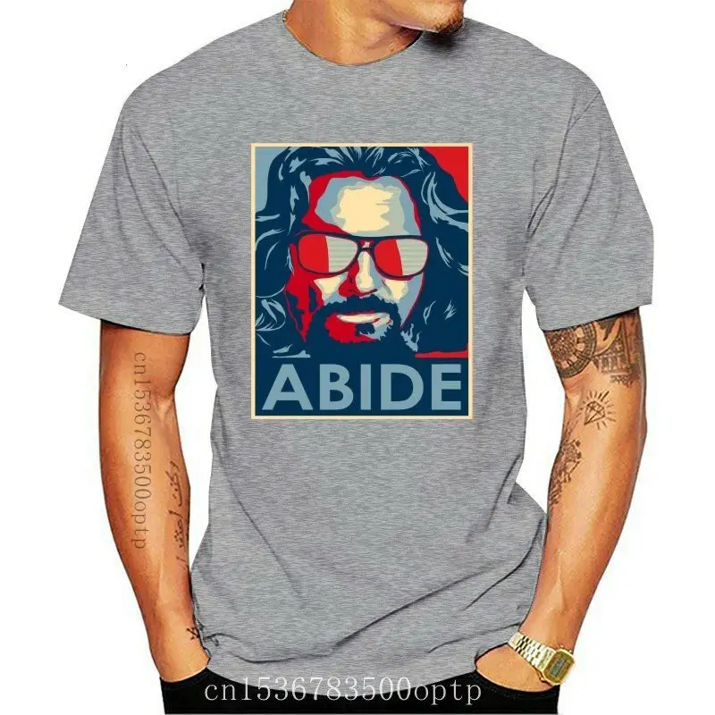 

New THE BIG LEBOWSKI ABIDE *CUSTOM OLDSKOOL ART* FULL FRONT OF SHIRT HIGH QUALITY