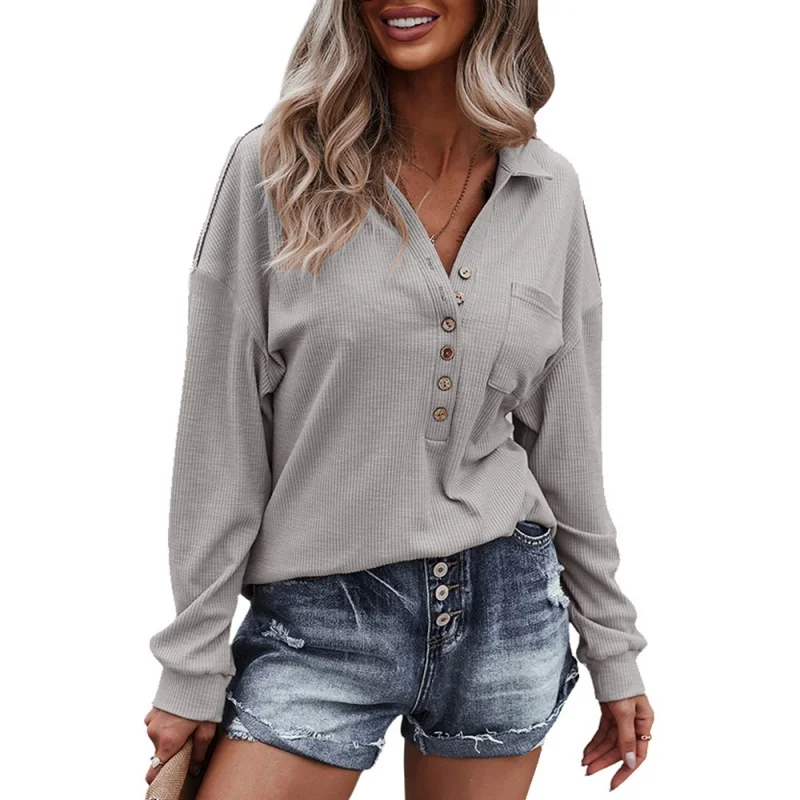 

Autumn Winter Women’s Knitted Sweatshirt Casual Long Sleeve Elegant Drawstring Loose Pullover Tops Clothes