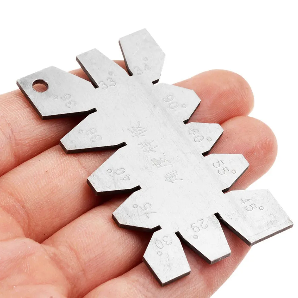 

Stainless Steel Screw Thread Cutting Angle Gage Gauge Lathes Measuring Tool For Checking Tool Angle