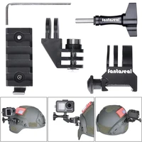 picatinny rail mount adapter kit action camera side gun mount for gopro sjcam pistol airsoft helmet rail plug gear