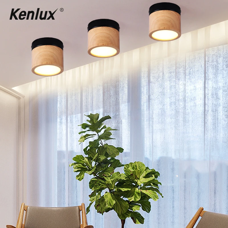 Светодиодный потолочный светильник с поверхностным креплением скандинавский