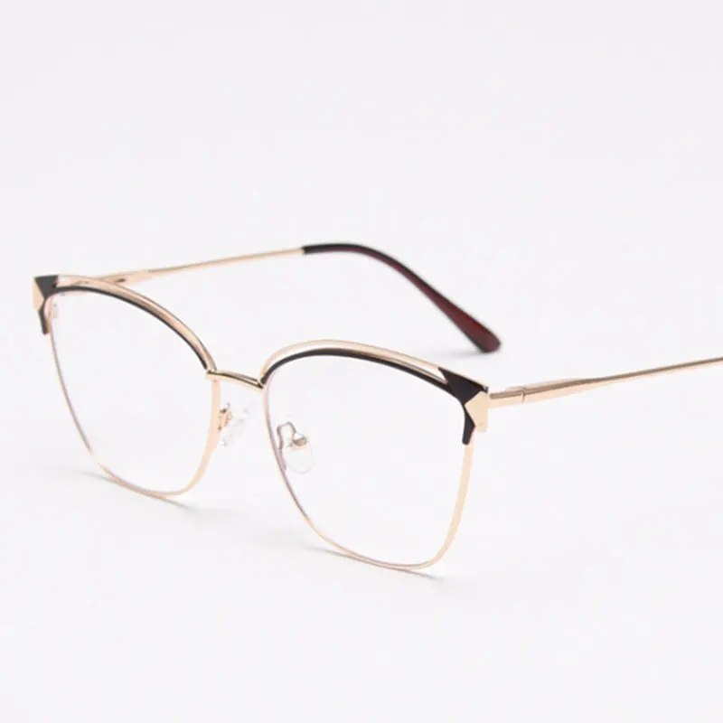 

Square Metal Glasses Frames Anti Blue Light Optical Women Fashion Computer Eyeglasses 50679