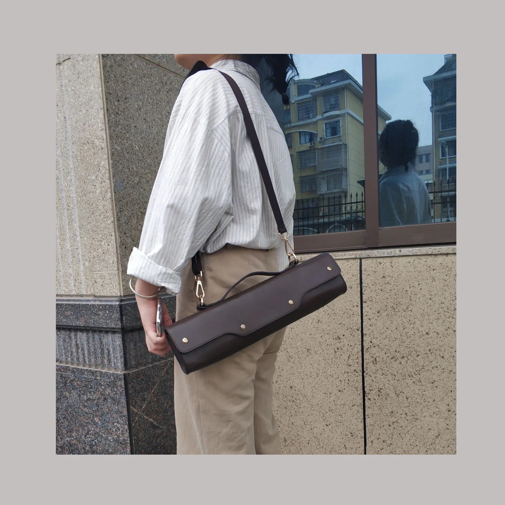 

Flute Box for Portable Hand Satchel Wind Instrument Storgage Bag Coffee Wind Music Accessories Musical Instrument Parts