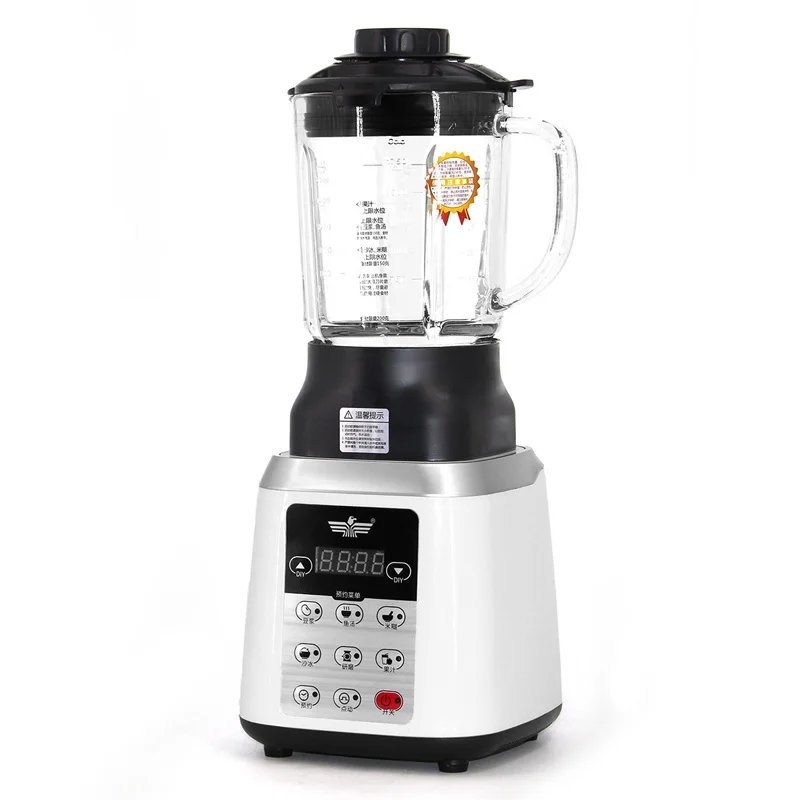 

220V 1.75LFully Automatic Breaking Machine Juicer Blender Kitchen Intelligent Heating Soy Milk Food Food Supplement Machine