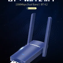 Comfast 1300Mbps 5GHz Wireless USB WiFi Adapter 2*3dbi Antenna BT4.2 Network Card for PC/Laptop/desktop Wifi+Bluetooth Combo