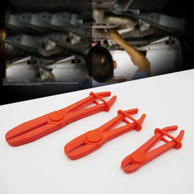 

Nylon Hose Clamp Tool Set Brake Fuel Water Line Clamp Plier Hands Free