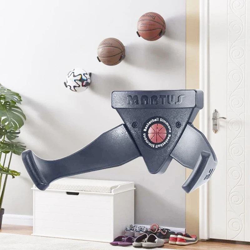 Перфорация-свободный шарик держатель стеллаж настенный для спорта баскетбола