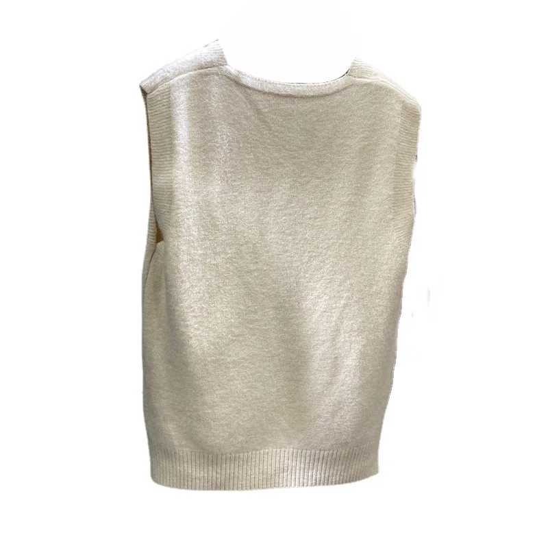 

Korean design ladies Sleeveless spring vest sweater sexy v-neck Tops S7247