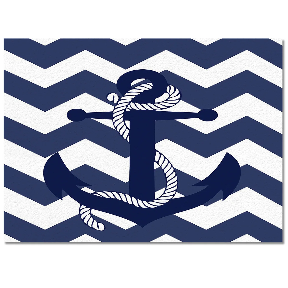 

Anchor Rope Ripple Navy Blue Pattern Carpets for Living Room Bedroom Area Rug Kids Room Play Mat 3D Printed Home Large Carpet