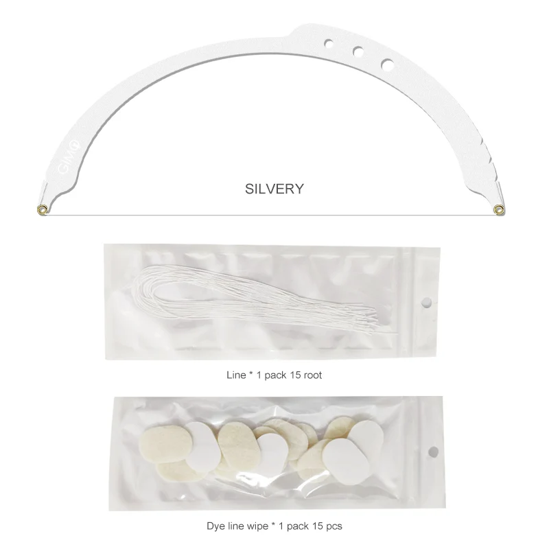 Полуперманентная линейка для позиционирования бровей микроблейдинг