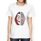 La Casa De Papel футболка деньги Heist футболки сериалов, женская футболка с коротким рукавом, с о-House of Paper забавная футболка