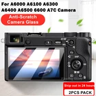 Закаленное стекло для камеры Sony A6000 A6100 A6300 A6400 A6600 A7C ZV1 ZV E10, 2 шт.