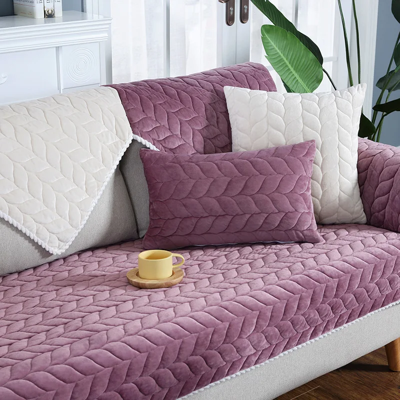 Плотный бархатный чехол для дивана CANIRICA одиночное/два/три сиденья диванные