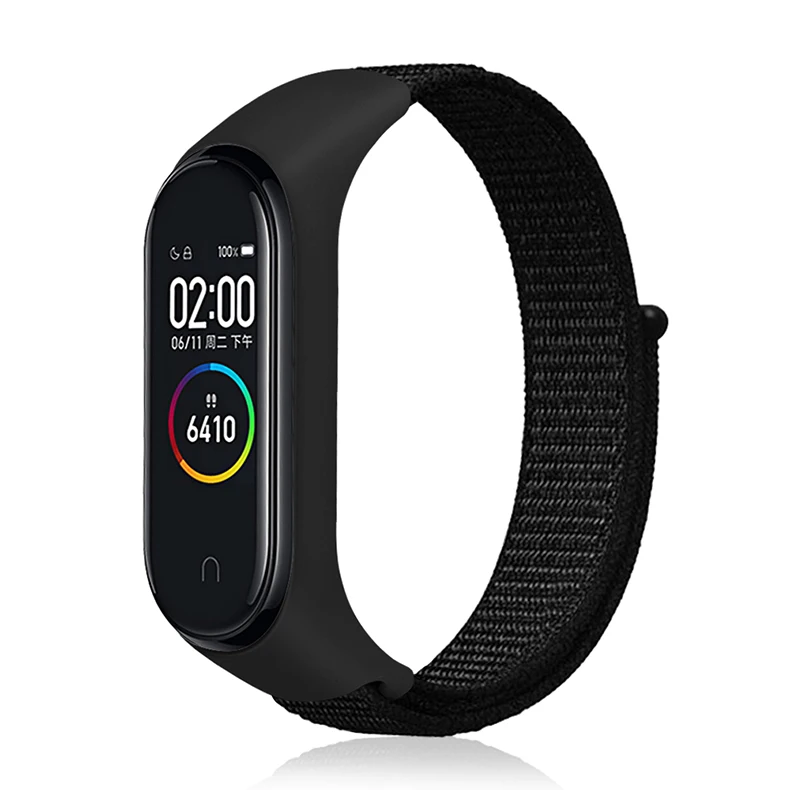 IONCT нейлоновый браслет для mi Группа 4 спортивного стиля с correa pulsera ремень для Xiaomi mi band 3 ремешок mi Группа 4 Global Smart аксессуары