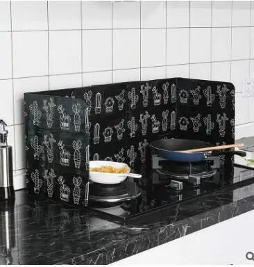 

Кухня масло разделительная перегородка для 3-сторонняя брызги гвардии плиты Теплоизоляция Лист Алюминий Фольга масло брызг Пособия по кули...