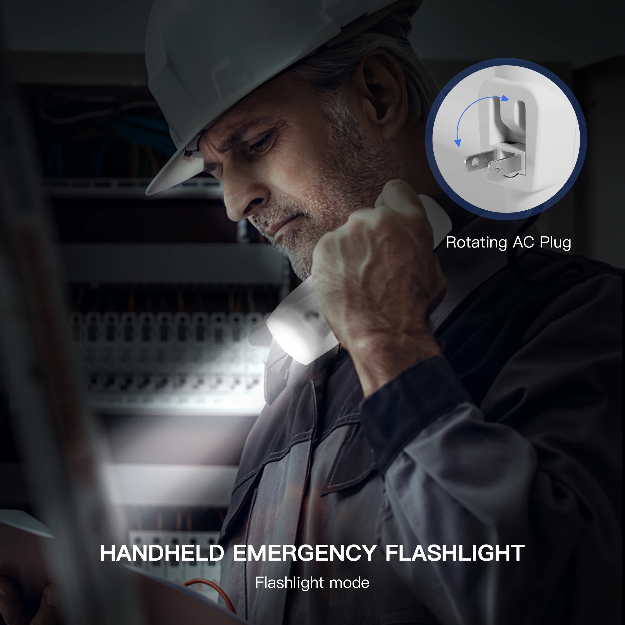 구매 THOVAS LED 손전등 충전식 휴대용 야간 조명 핸드 헬드 손전등, 토치 랜턴 작업 조명 비상 조명 읽기