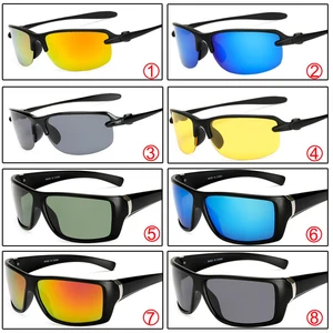 WarBLade Polarized Men Sunglasses Fashion Gradient Male Driving Glass UV400 Polarised Goggle Style E