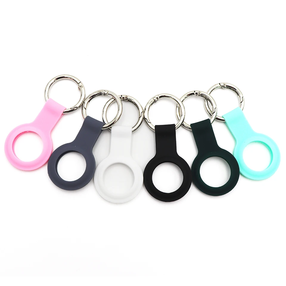 

For Apple Airtags Case silicone Keychain Protective For Airtag Tracker Locator Device Anti-lost For airtag air tag Case llavero