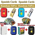 Испанскиеанглийские карты GX VMAX Flash Pokemon Pikachu, игровые карты, держатель для карт, альбом, Жесткий Чехол, книга, коробка для хранения