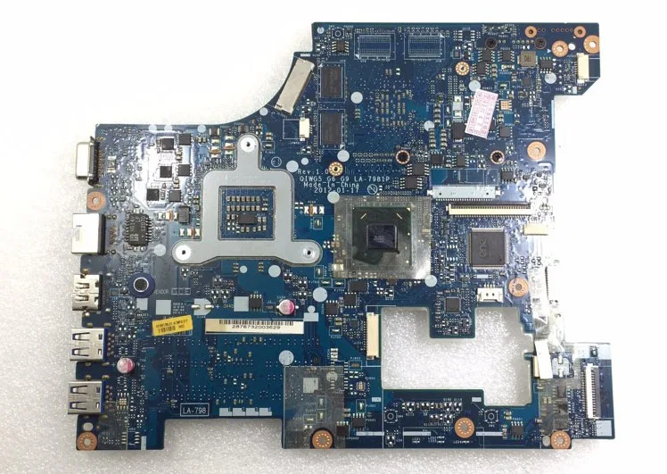 Материнская плата FRU 90000777 для ноутбука Lenovo G580 материнская ПК системная LA-7981P PGA989