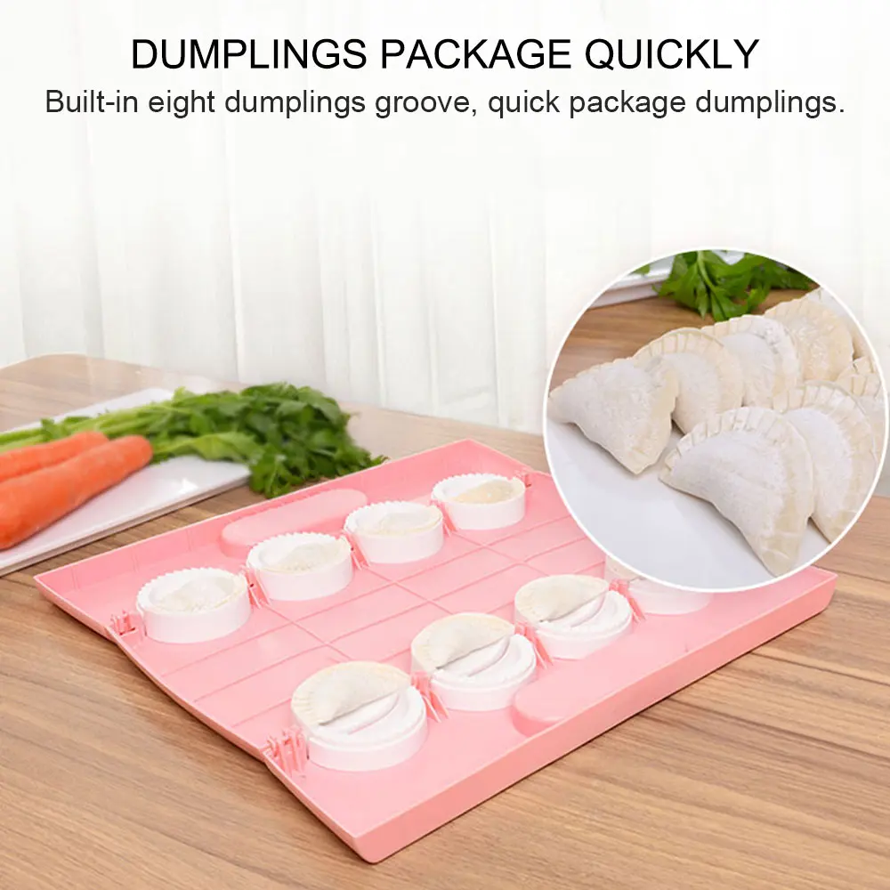

Dumplings Maker Tool Jiaozi Pierogi Mold You Can Make 8 Dumplings At A Time Baking Molds Pastry Kitchen Accessories