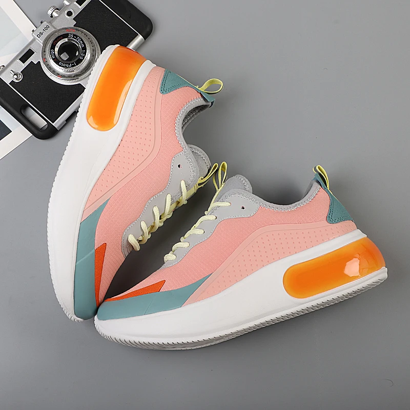 Новейшая модель женская модная высокая обувь Уличная для бега женские кроссовки