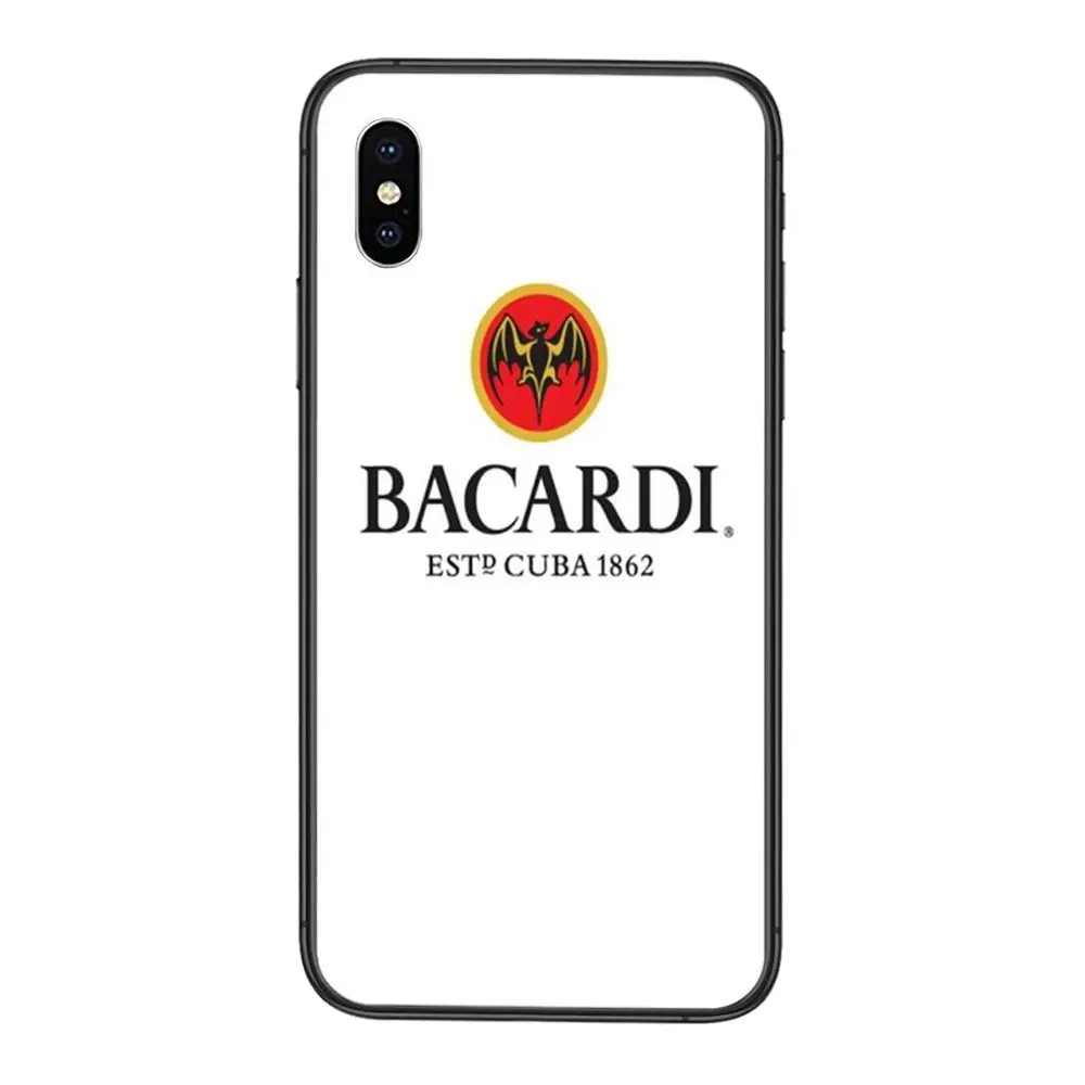 Сумки Bacardi Breezer с логотипом черный чехол силиконовый из ТПУ для Huawei P50 P40 P30 P20 P10 Lite E